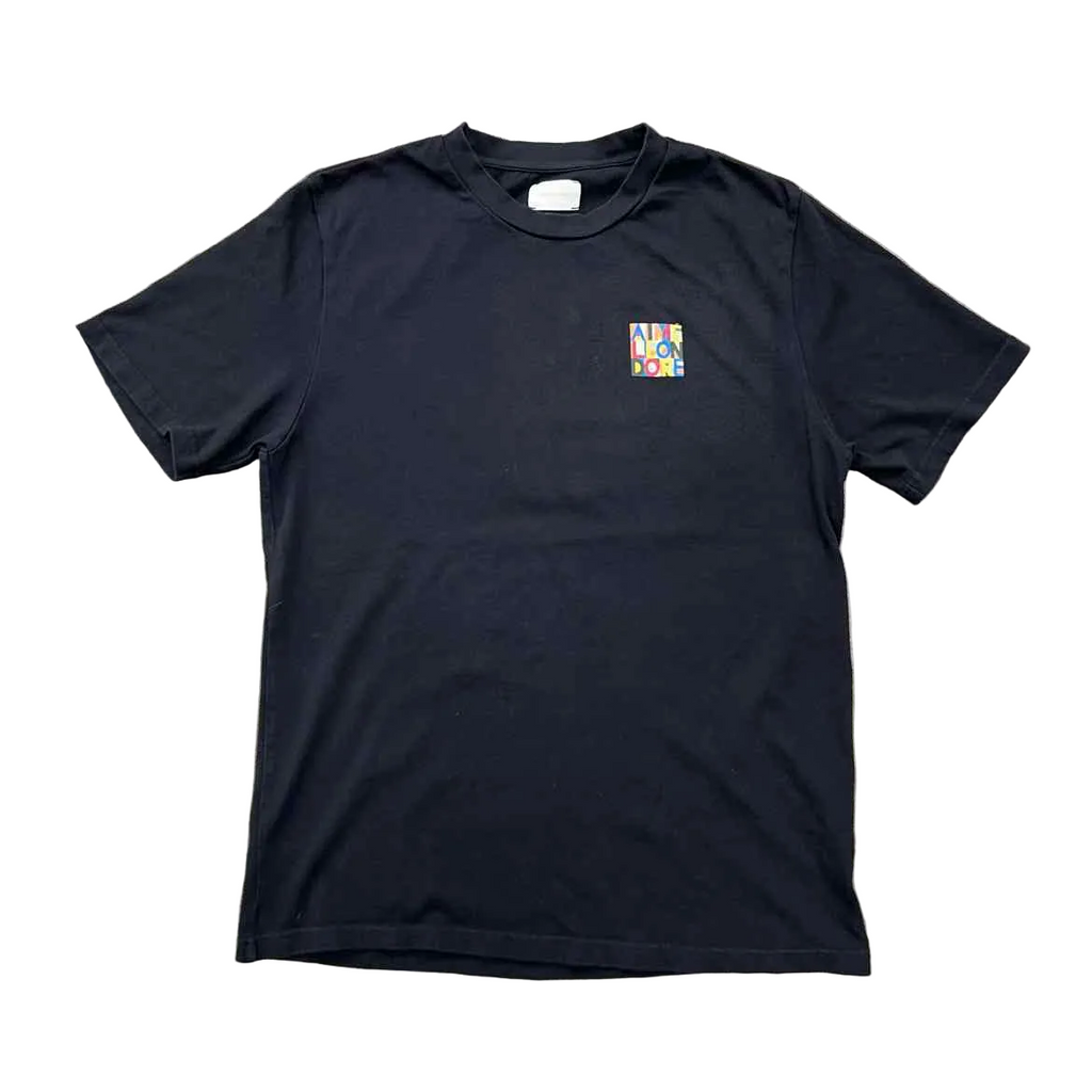 Aime Leon Dore T-Shirt "STACKED" Black Used Size L