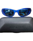 Balenciaga Sunglasses Used Blue