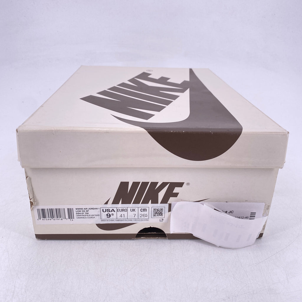 Air Jordan (W) 1 Low OG "Canary" 2024 Used Size 9.5W