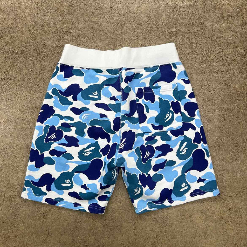 Bape Shorts "SHARK" Blue Used Size M