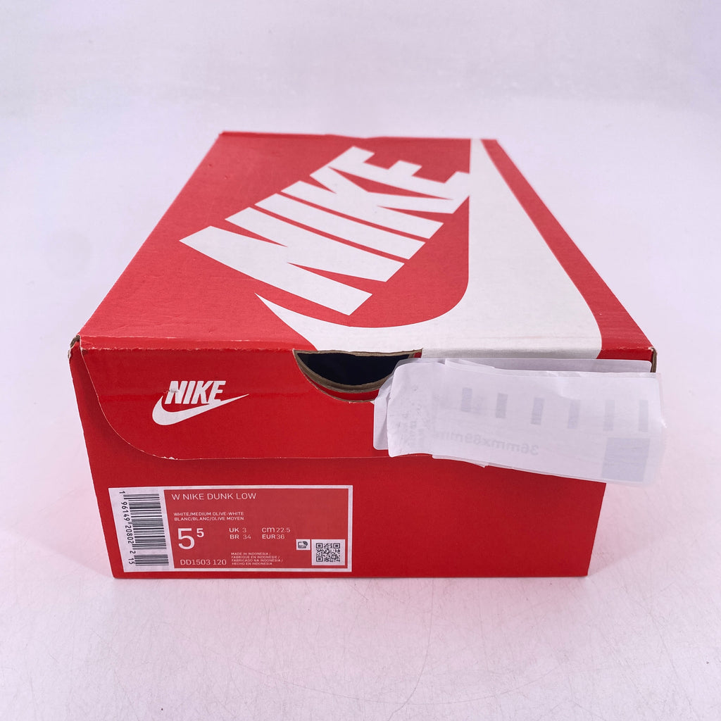 Nike (W) Dunk Low "Medium Olive" 2022 New Size 5.5W