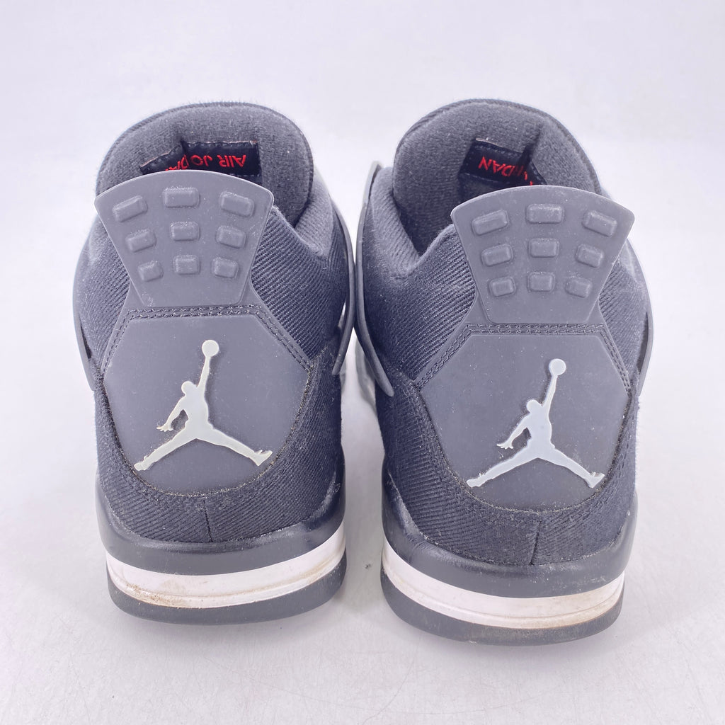 Air Jordan 4 Retro "Black Canvas" 2022 Used Size 10