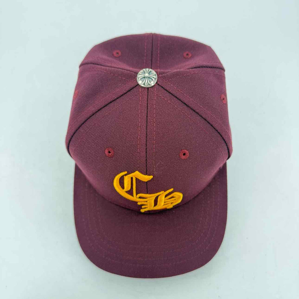 Chrome Hearts Snapback "BASEBALL" New Maroon Size OS