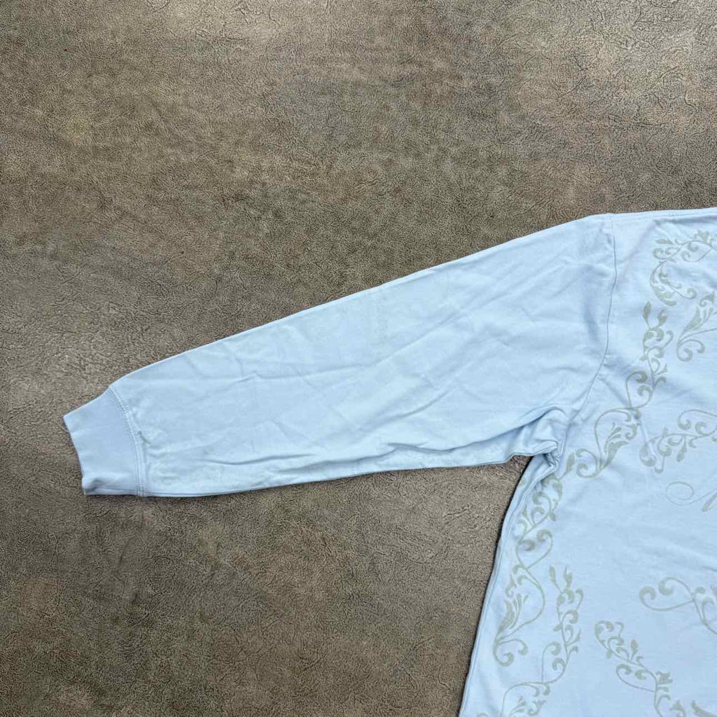 Supreme Long Sleeve "CELEBRE HOODED" Blue New Size S