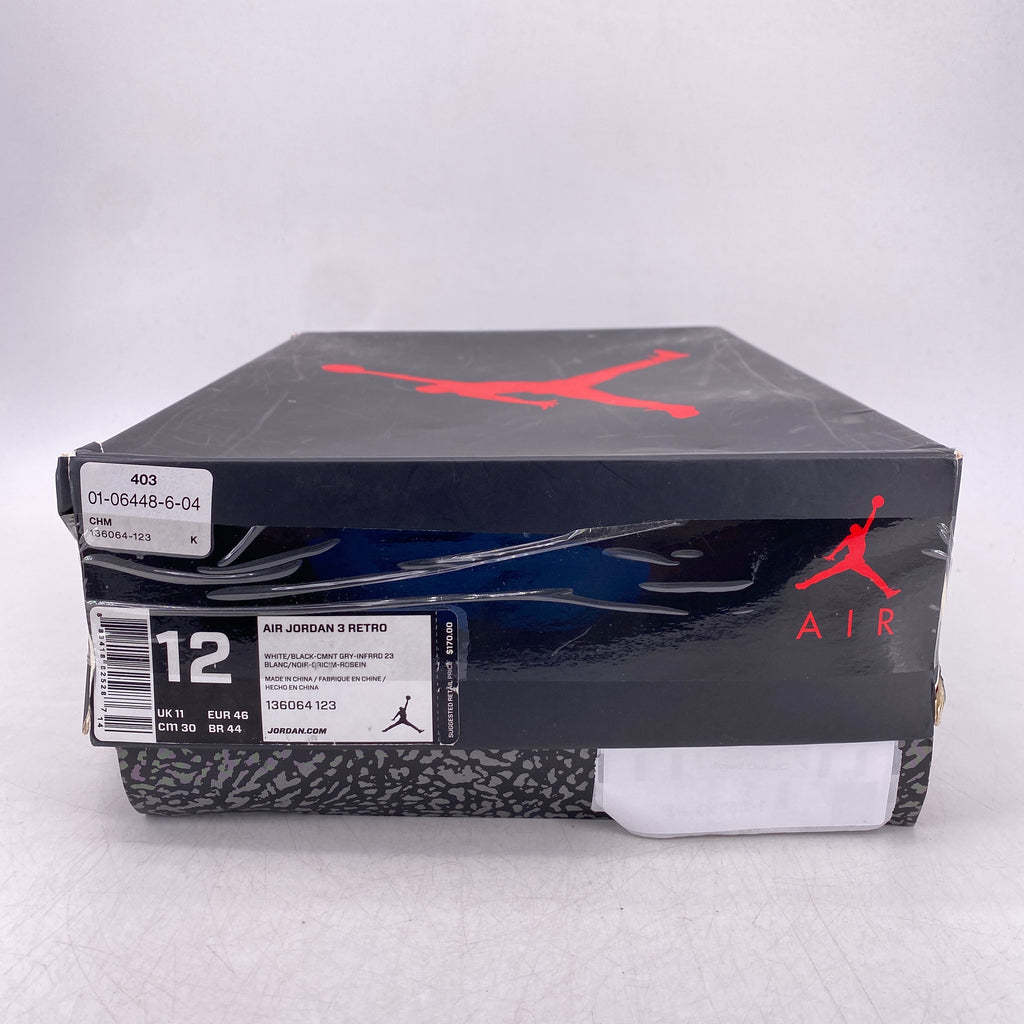 Air Jordan 3 Retro "Infrared 23" 2014 New Size 12