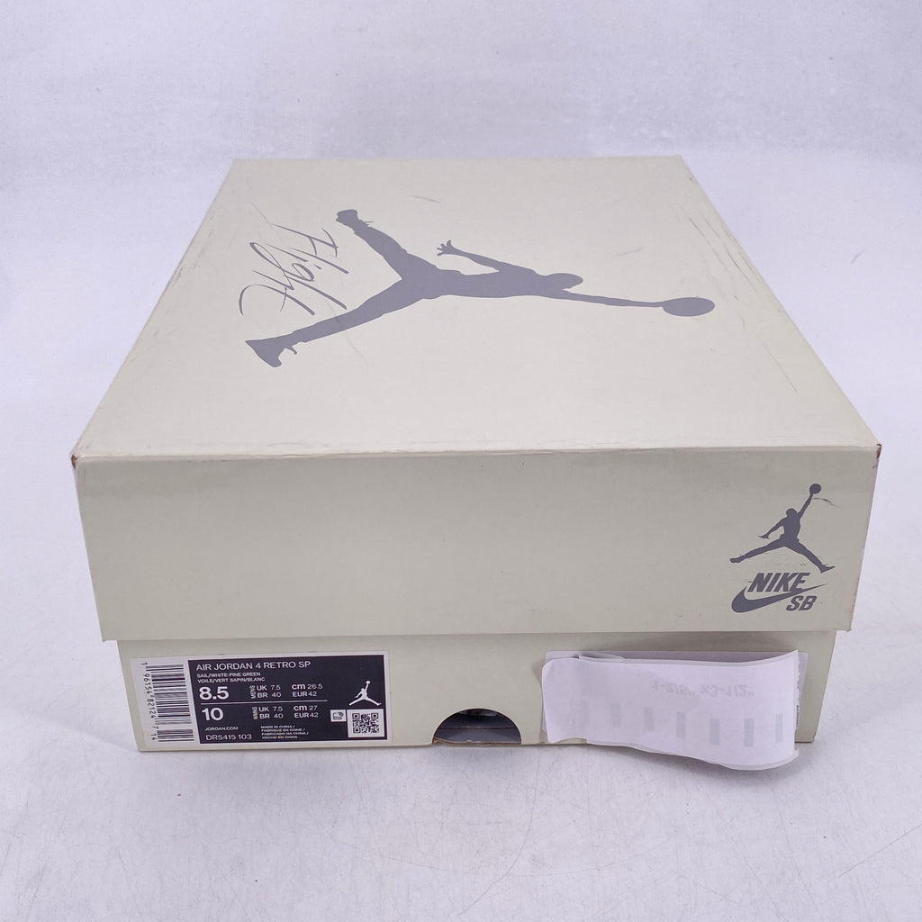 Air Jordan 4 Retro "Pine Green" 2023 New Size 8.5