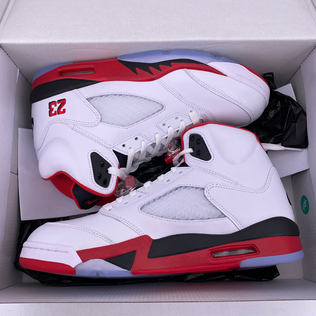 Air Jordan 5 Retro "Fire Red Black Tongue" 2025 New Size 11