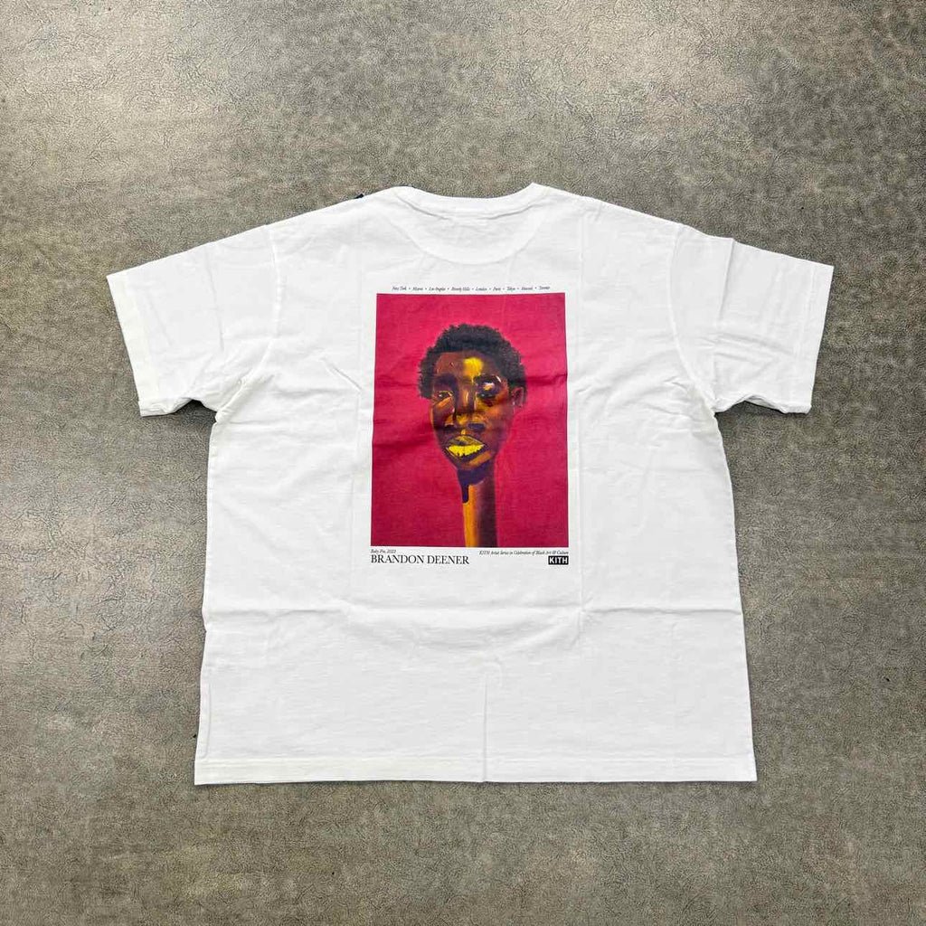 Kith T-Shirt "BRANDON DEENER GALLERY" White New Size 2XL