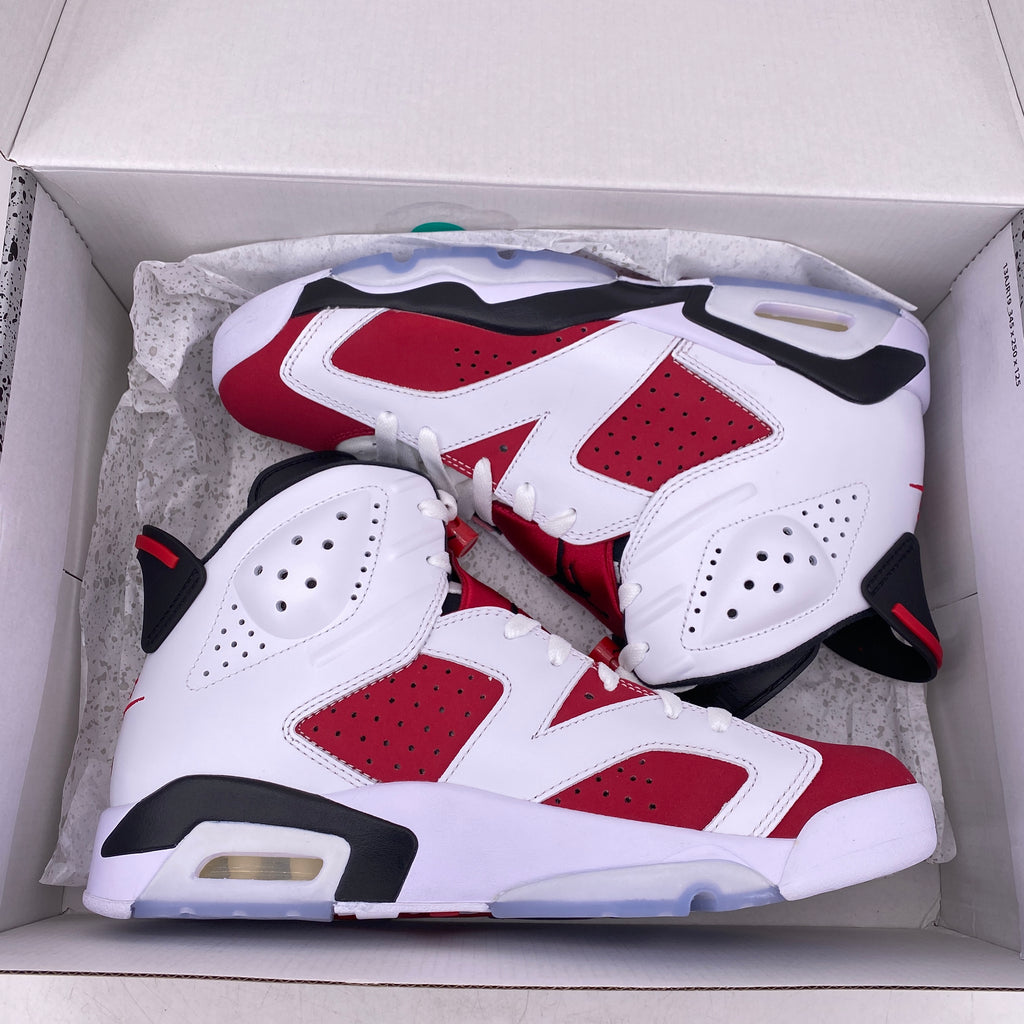 Air Jordan 6 Retro "Carmine" 2021 New Size 8.5