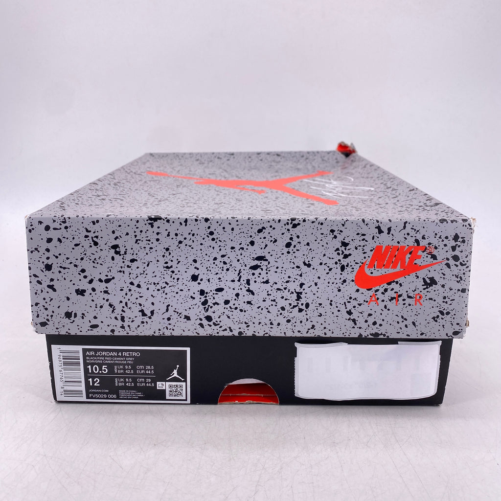 Air Jordan 4 Retro "Bred Reimagined" 2024 Used Size 10.5