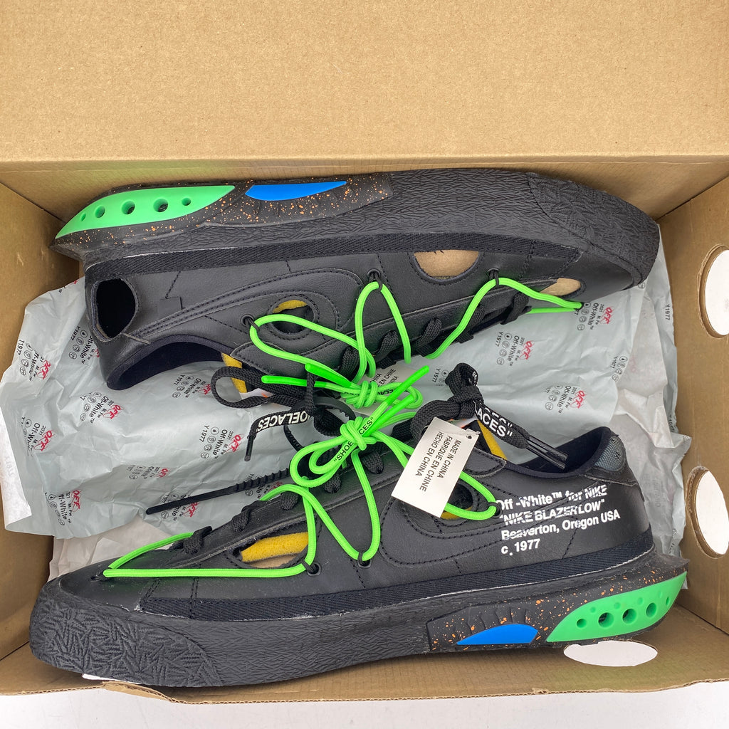 Nike Blazer Low / OW "Electro Green" 2022 New Size 12.5
