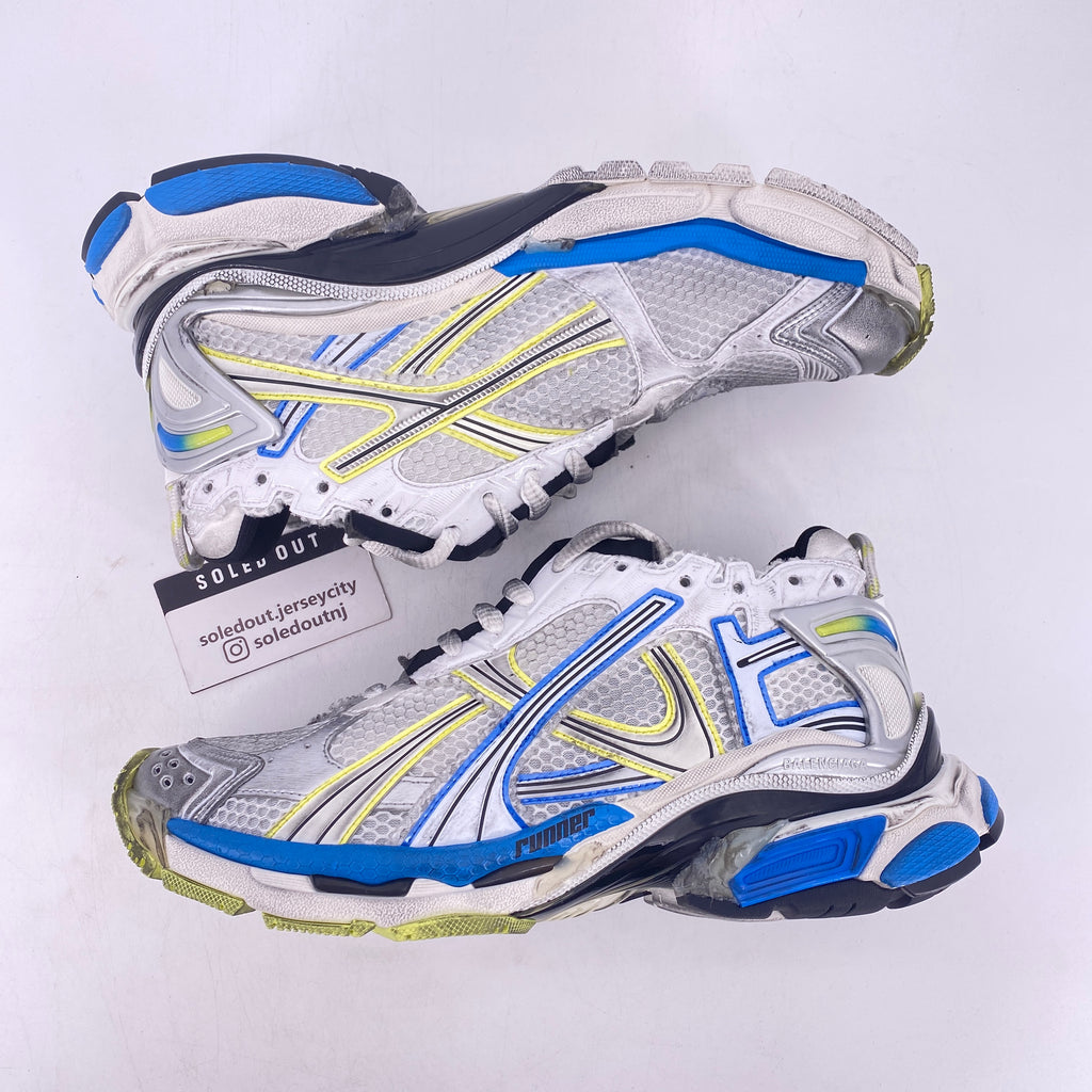 Balenciaga Runner "White Yellow Blue"  New Size 42