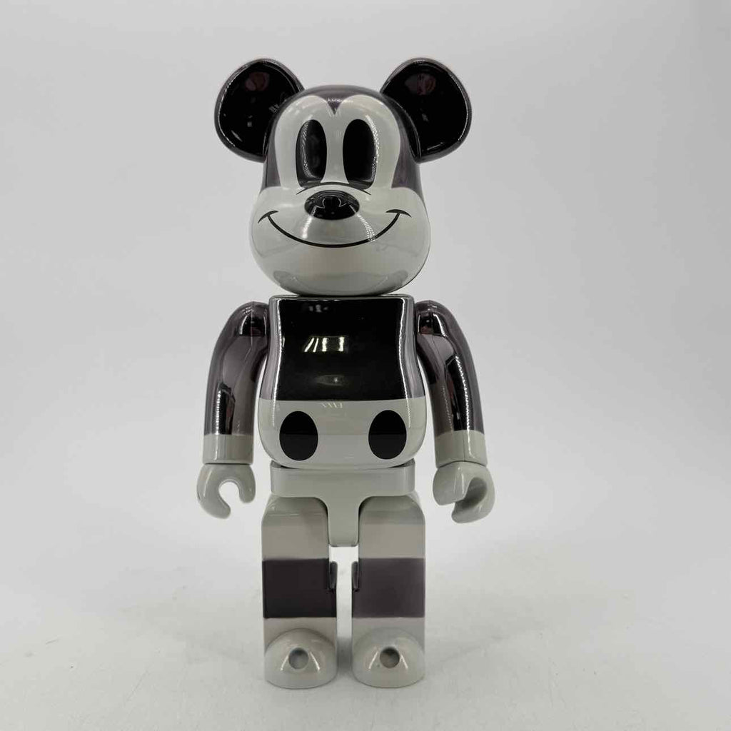 Bearbrick Figure "DISNEY FRAGMENT" Used Silver Size 100%/400%