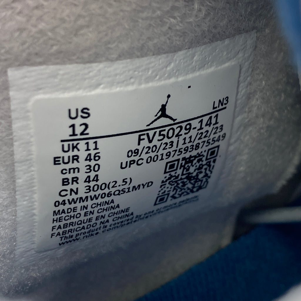 Air Jordan 4 Retro "Military Blue" 2024 New Size 12