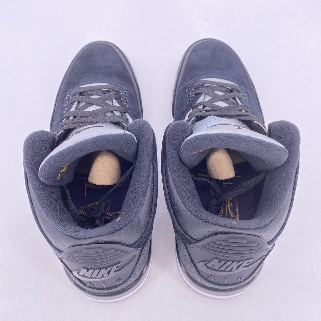 Air Jordan 3 Retro "Tinker Black Cement Gold" 2019 Used Size 11