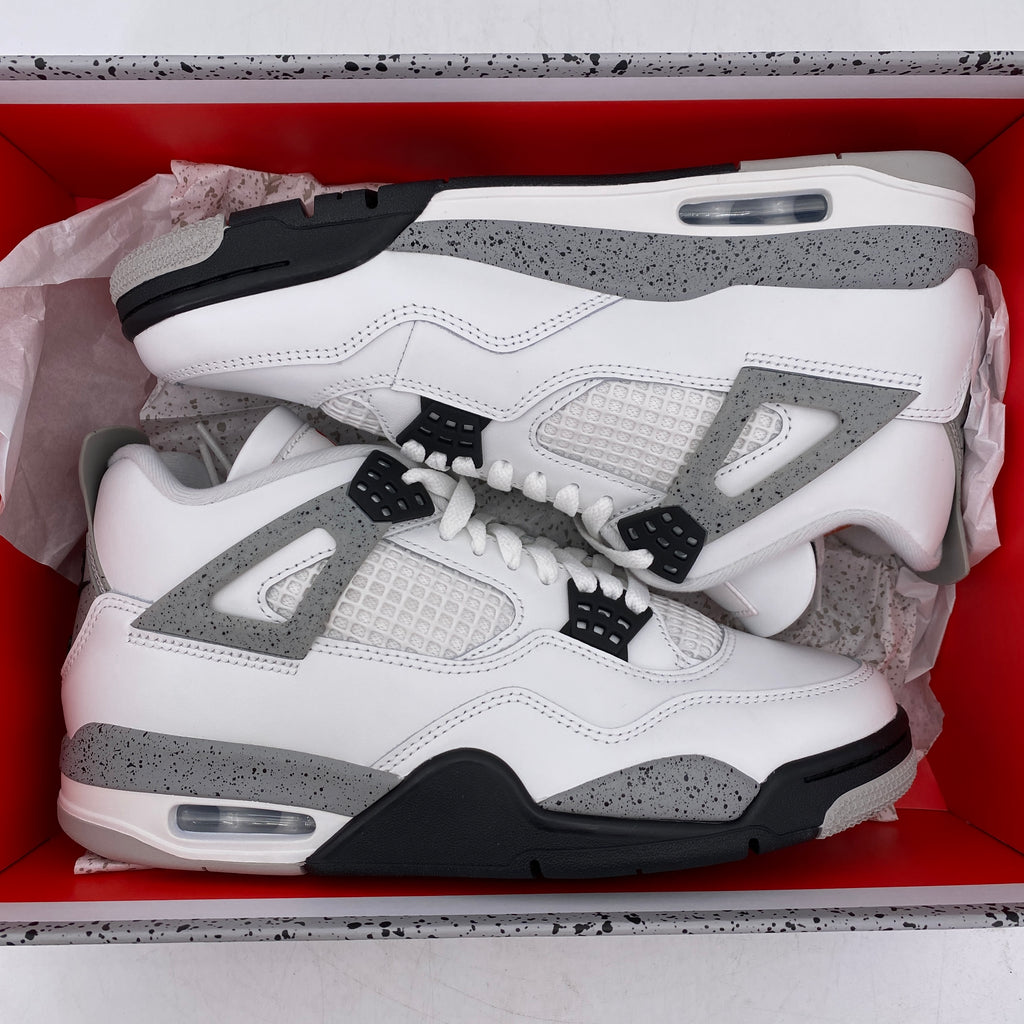 Air Jordan 4 Retro "White Cement" 2025 New Size 8.5