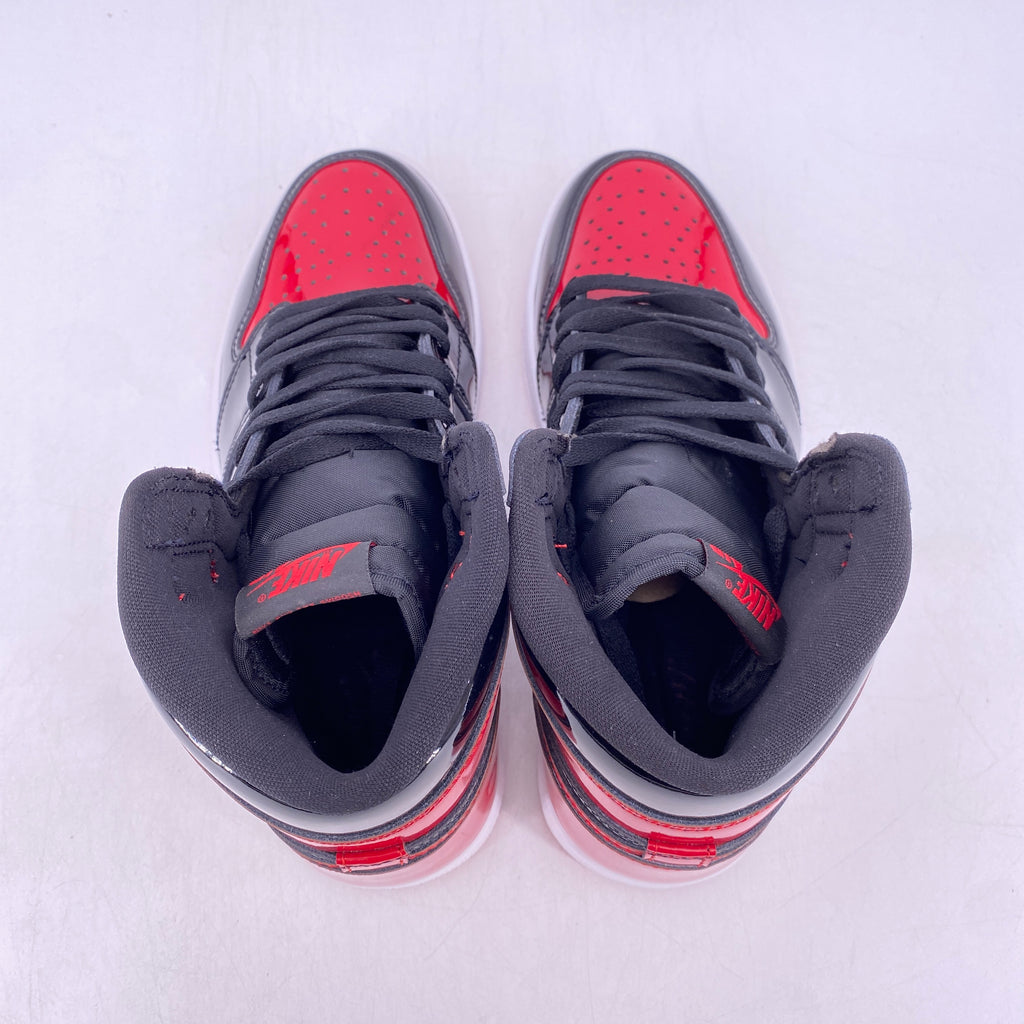 Air Jordan 1 Retro High "Patent Bred" 2021 Used Size 8