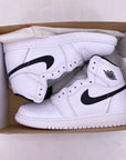 Air Here jordan (GS) 1 Retro High OG "Ying Yang White" 2016 New Size 6Y