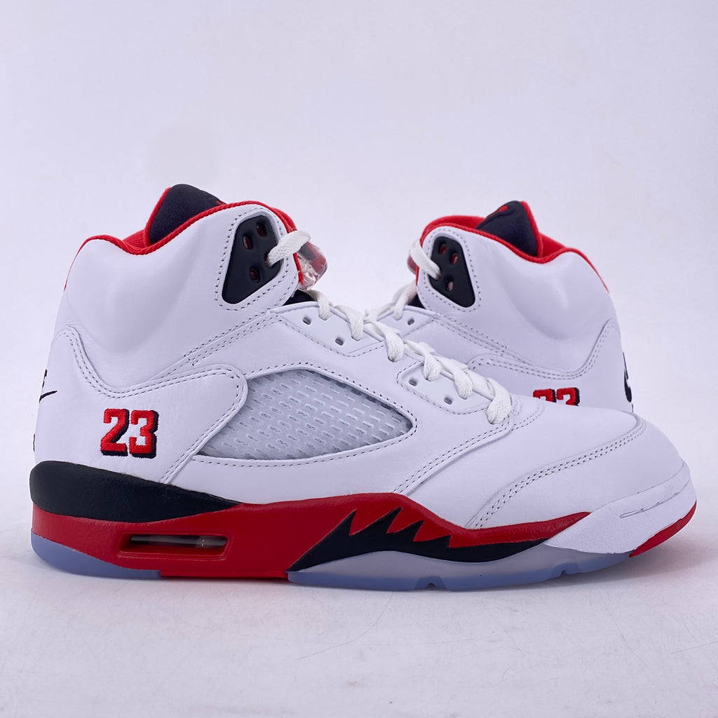 Air Jordan 5 Retro "Fire Red Black Tongue" 2025 New Size 9