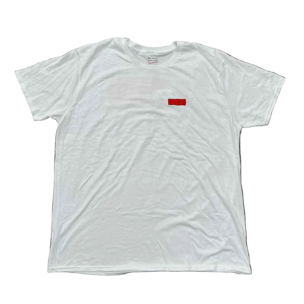 Tom Sachs T-Shirt "I.S.R.U" White Used Size 2XL
