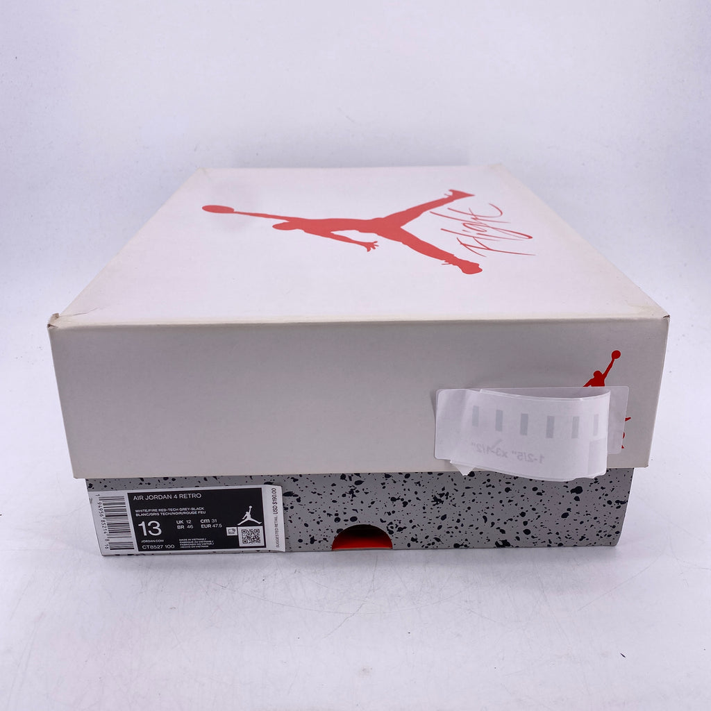 Air Jordan 4 Retro "White Oreo" 2021 New Size 13