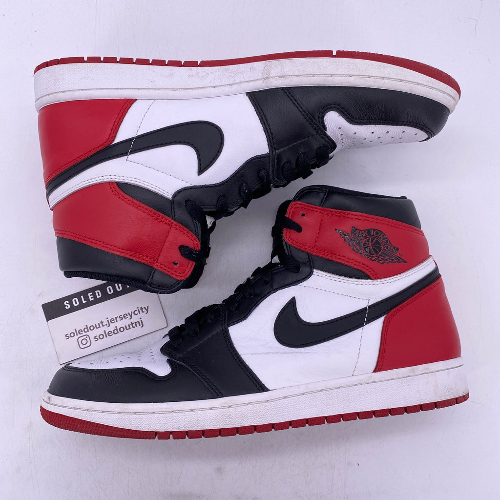 Air Jordan 1 Retro High OG "Black Toe" 2016 Used Size 11