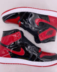 Air Jordan 1 Retro High OG "Patent Bred" 2021 New Size 9.5