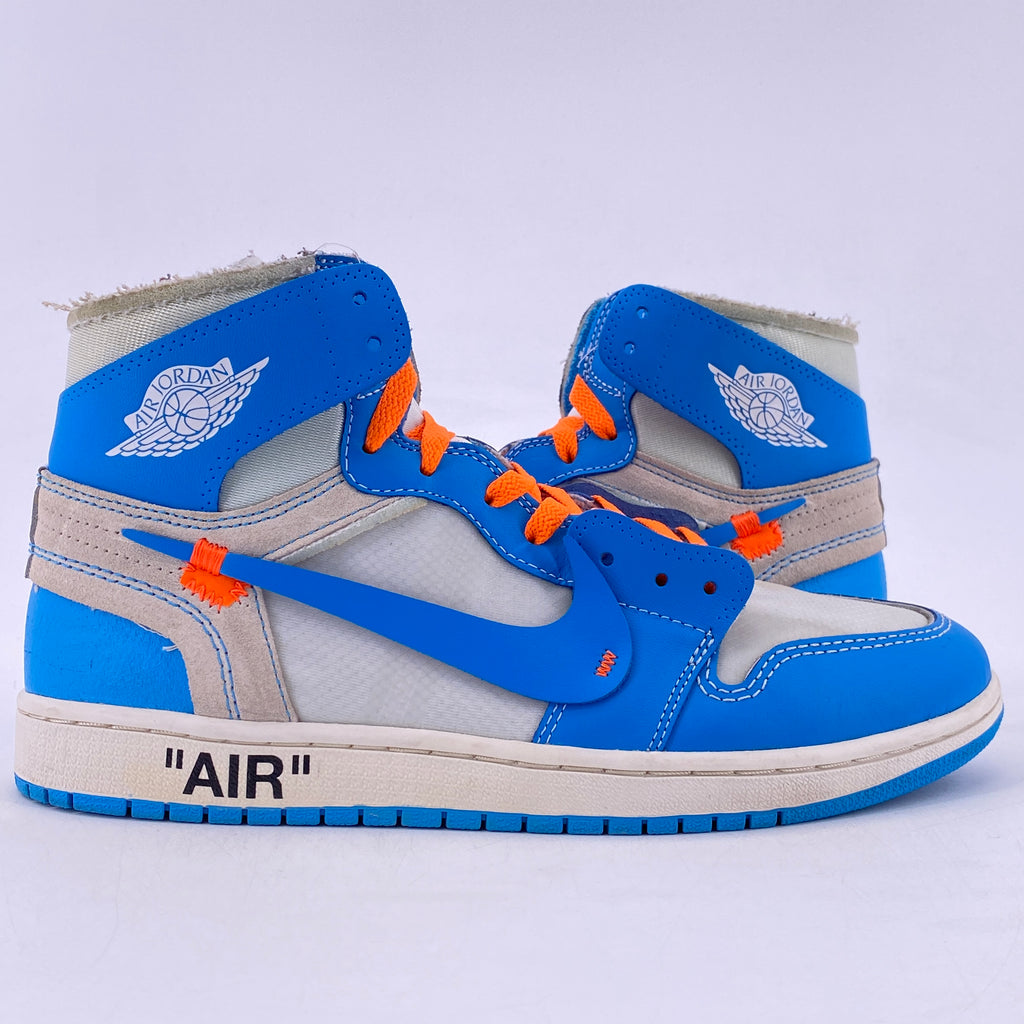 Air Jordan 1 Retro High OG "Off White Unc" 2018 Used Size 10.5