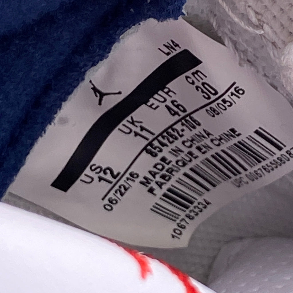 Air Jordan 3 Retro "True Blue" 2016 New Size 12