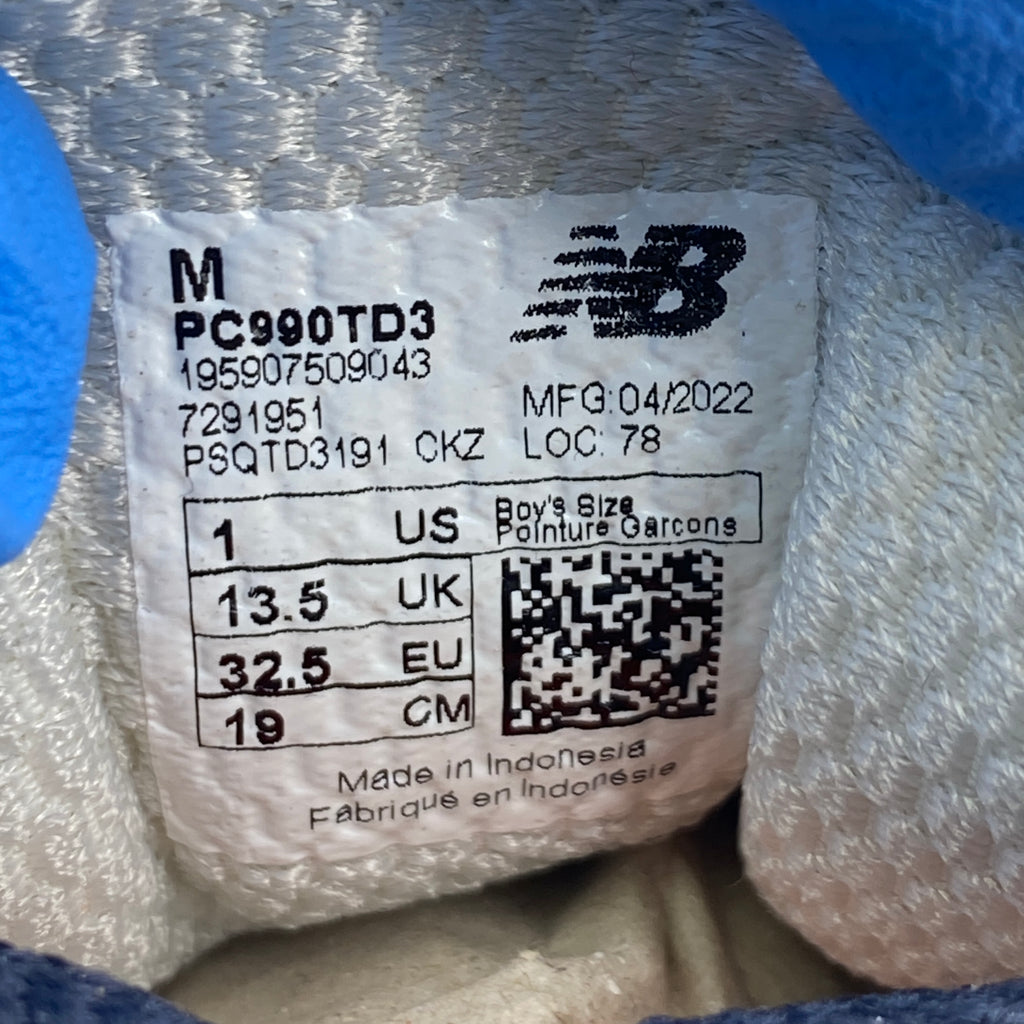 New Balance (GS) 990V3 "Teddy Santis Raw Amethyst" 2022 New Size 1Y