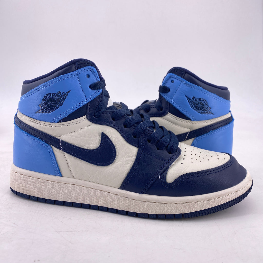 Air Jordan (GS) 1 Retro High OG "Unc Obsidian" 2019 Used Size 4.5Y