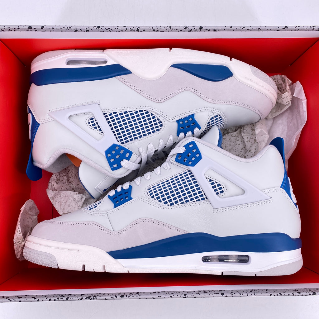 Air Jordan 4 Retro "Military Blue" 2024 New Size 11.5