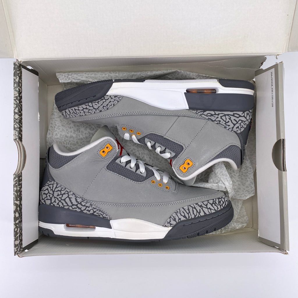 Air Jordan 3 Retro "Cool Grey" 2021 New Size 8