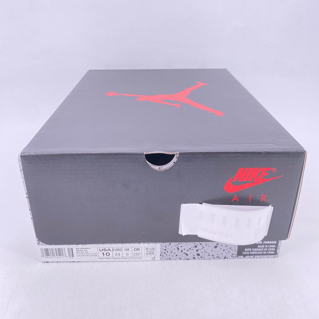 Air Jordan 5 Retro "White Metallic" 2026 New Size 10