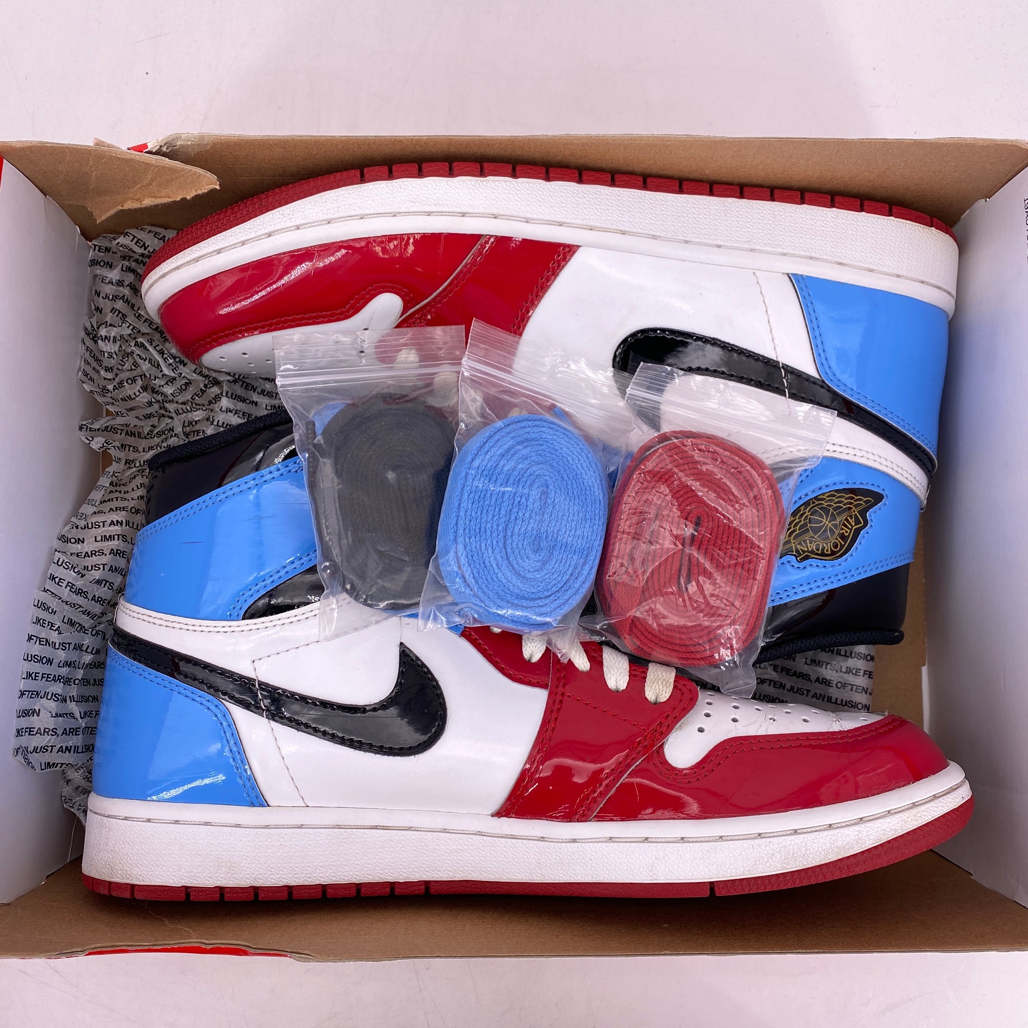 Air Jordan 1 Retro High OG &quot;Unc To Chicago&quot; 2019 Used Size 10