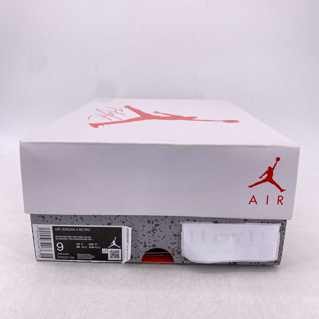 Air Jordan 4 Retro "White Oreo" 2021 Used Size 9