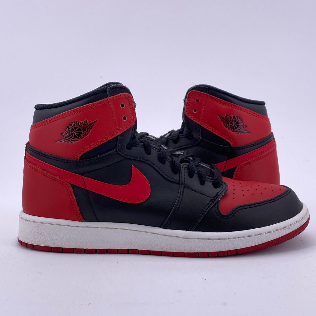 Air Jordan (GS) 1 Retro High "Bred" 2016 Used Size 7Y