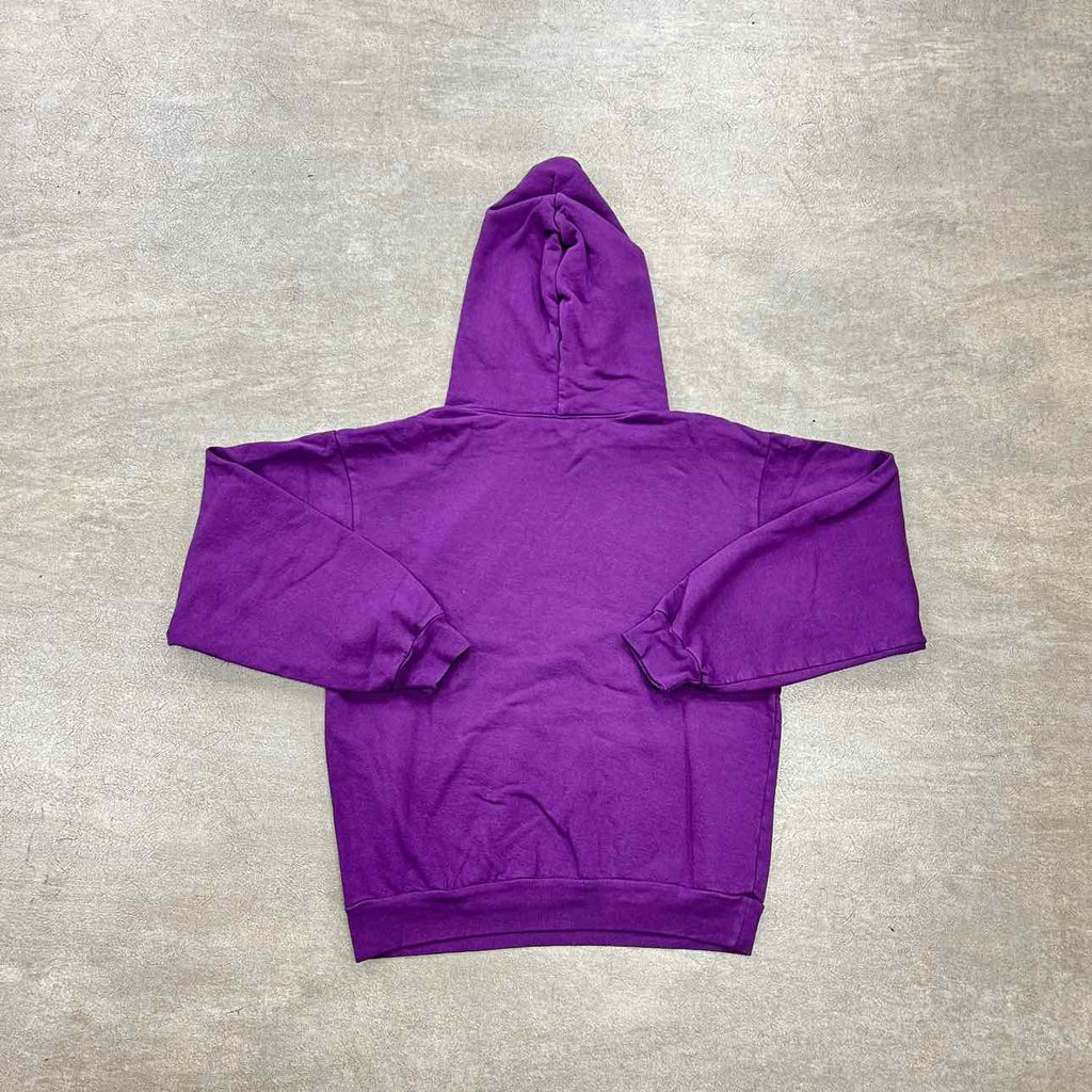 Sp5der Hoodie "RHINESTONE" Purple New Size XL