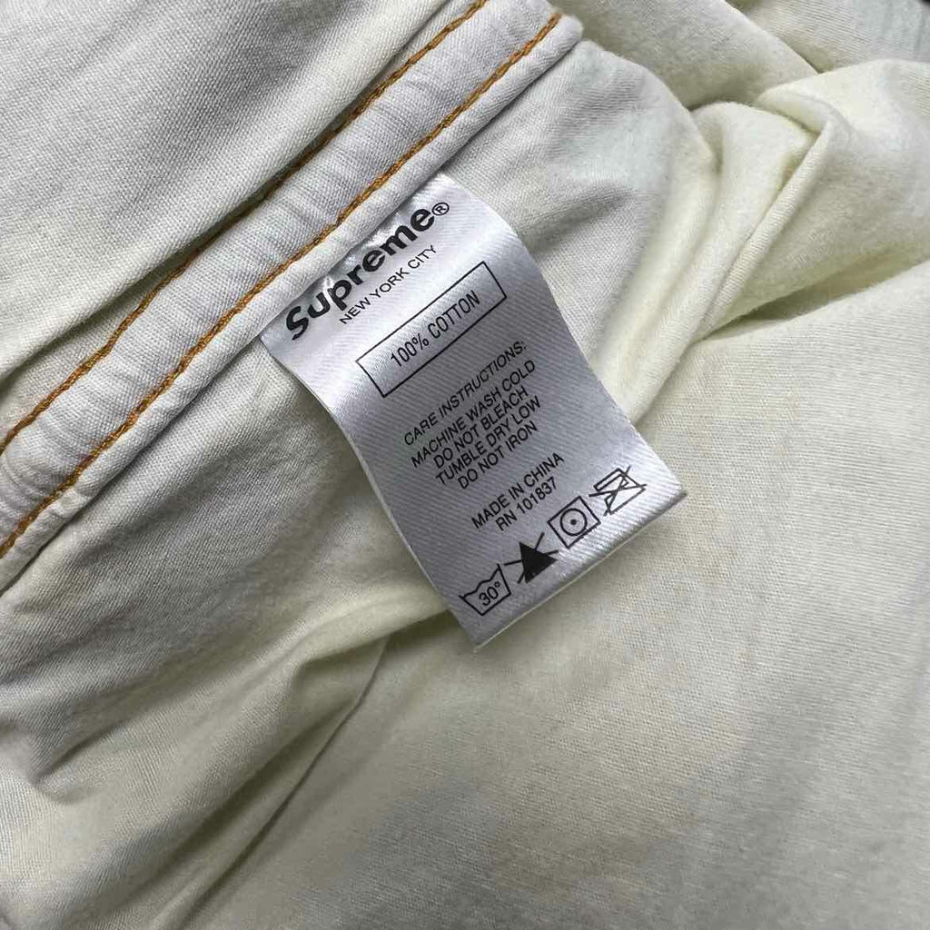 Supreme Trucker Jacket "HOLE PUNCH" Blue Used Size S