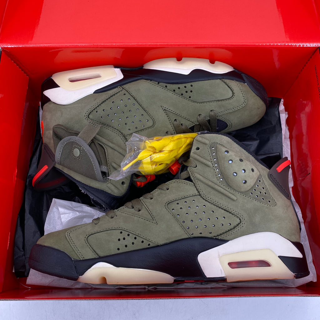 Air Jordan 6 Retro "Travis Scott Olive" 2019 Used Size 8