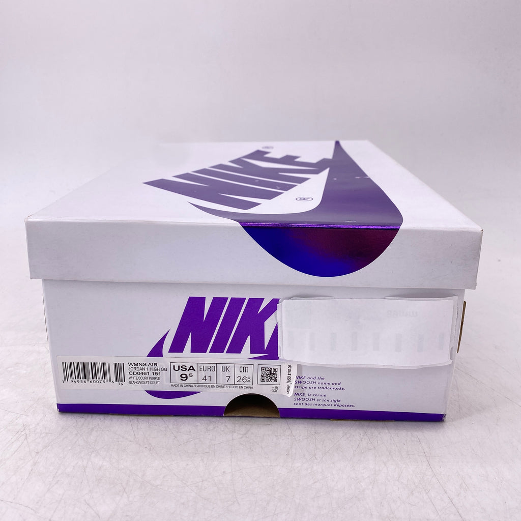 Air Jordan (W) 1 High "Court Purple" 2021 New Size 9.5W