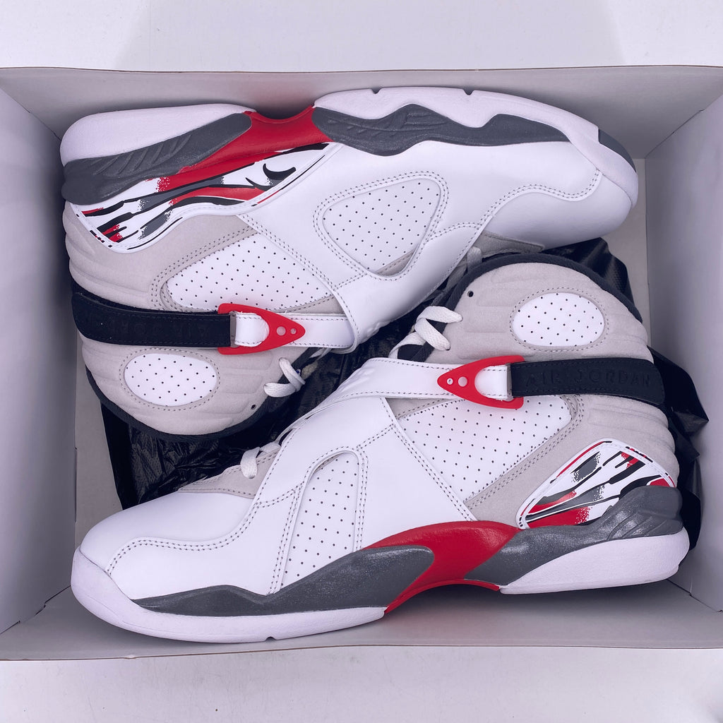 Air Jordan 8 Retro "White True Red" 2025 New Size 13