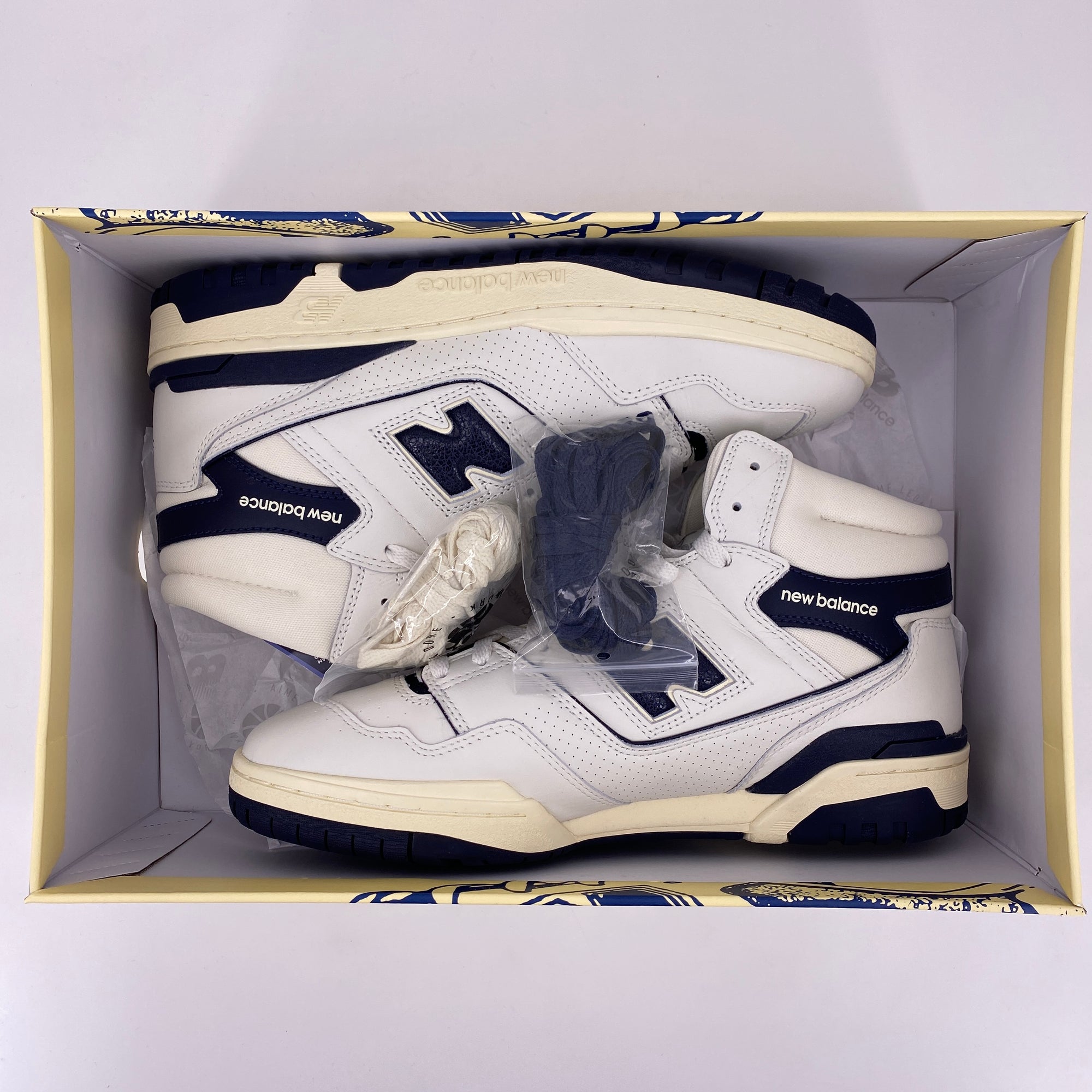 New Balance 650 / ALD &quot;White Navy&quot; 2021 New Size 11