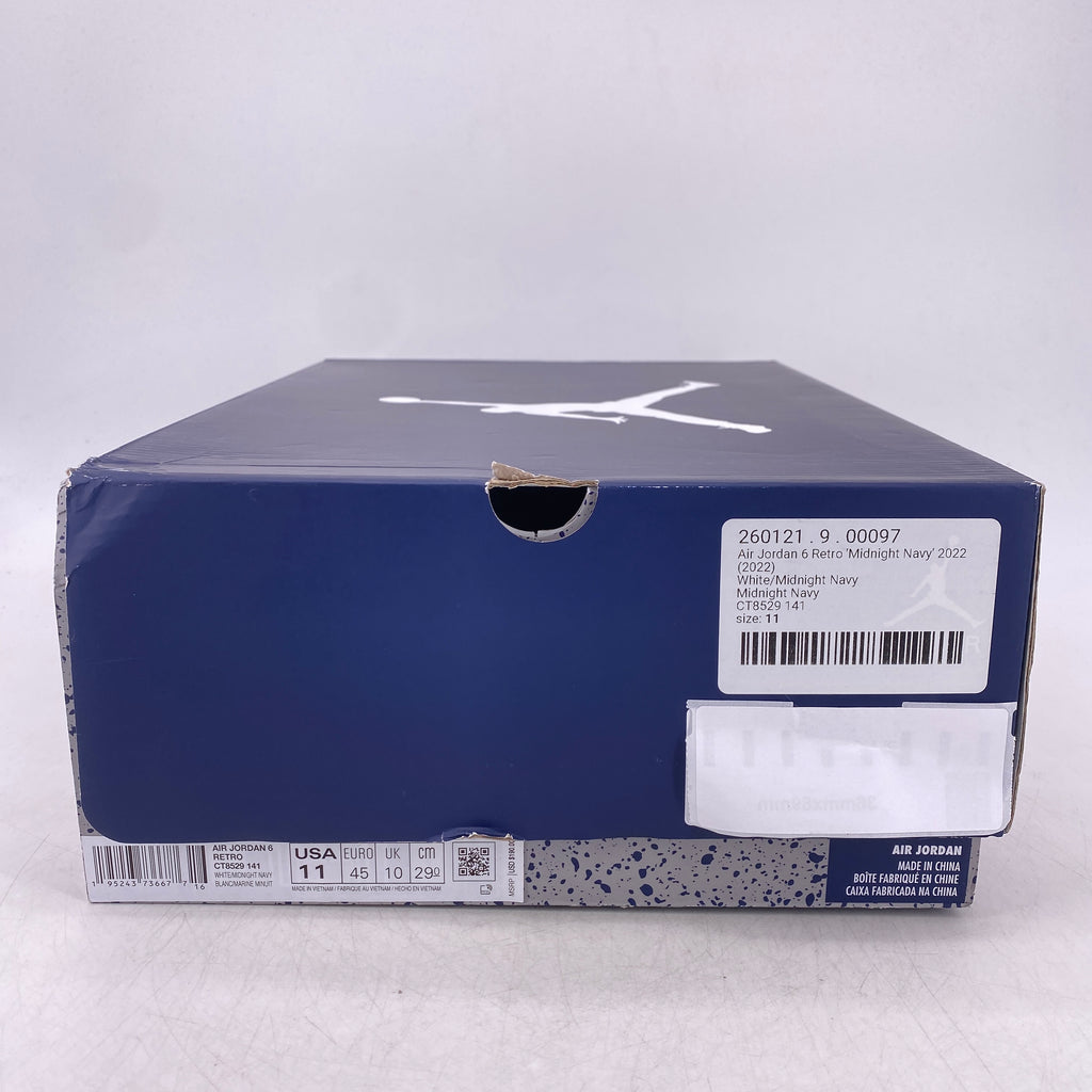Air Jordan 6 Retro "Midnight Navy" 2022 Used Size 11