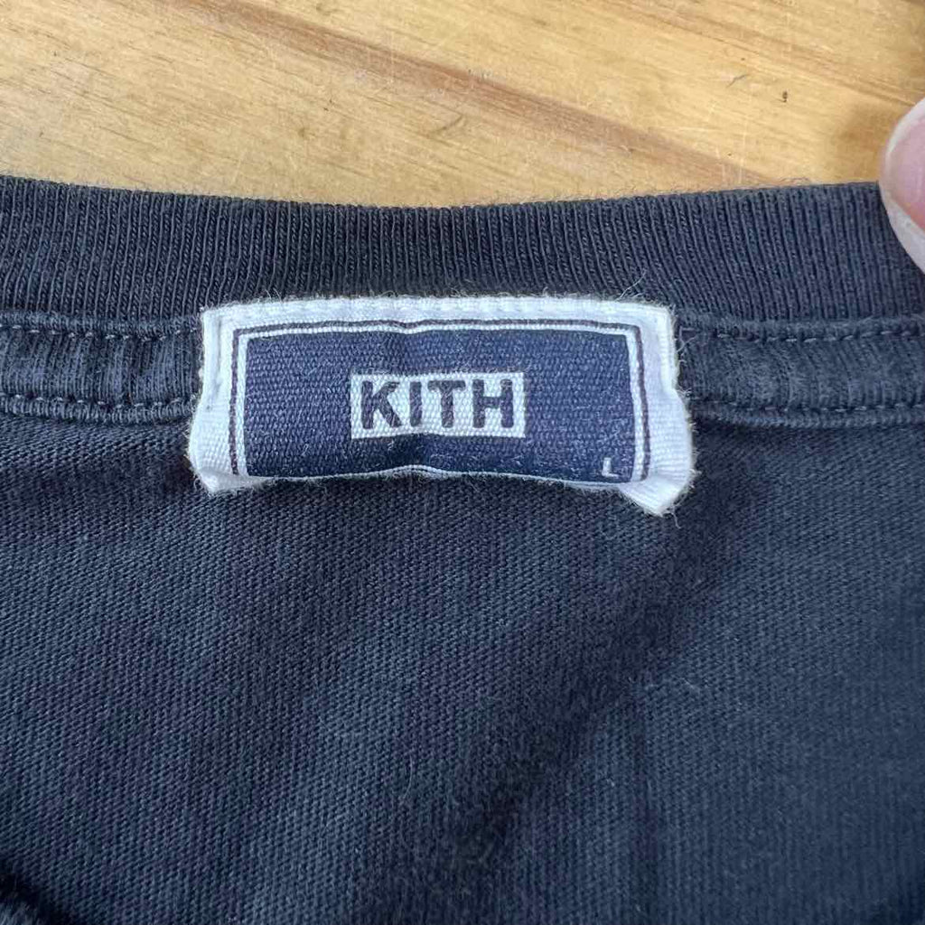 Kith T-Shirt "NEW YORK" Black Used Size L