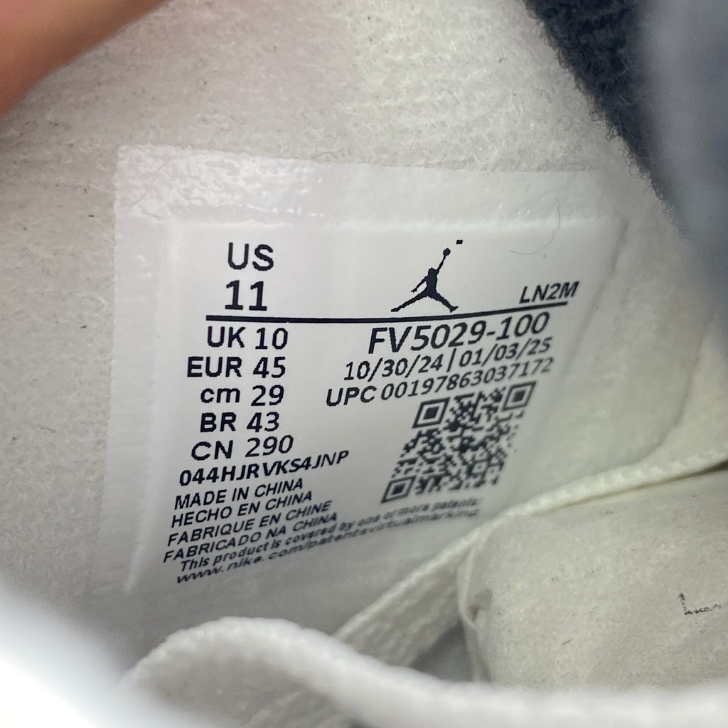 Air Jordan 4 Retro "White Cement" 2025 New Size 11