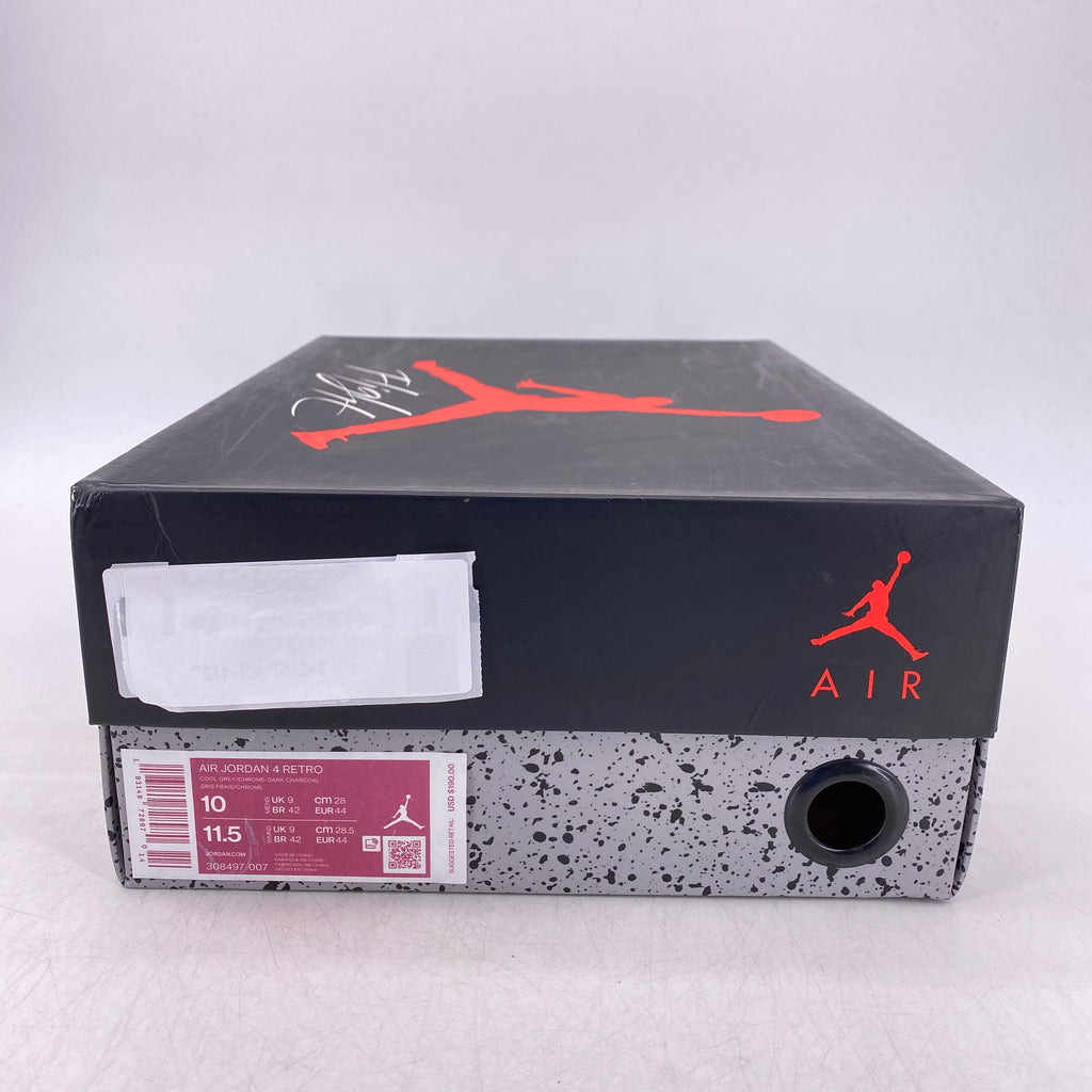 Air Jordan 4 Retro "Cool Grey" 2019 Used Size 10