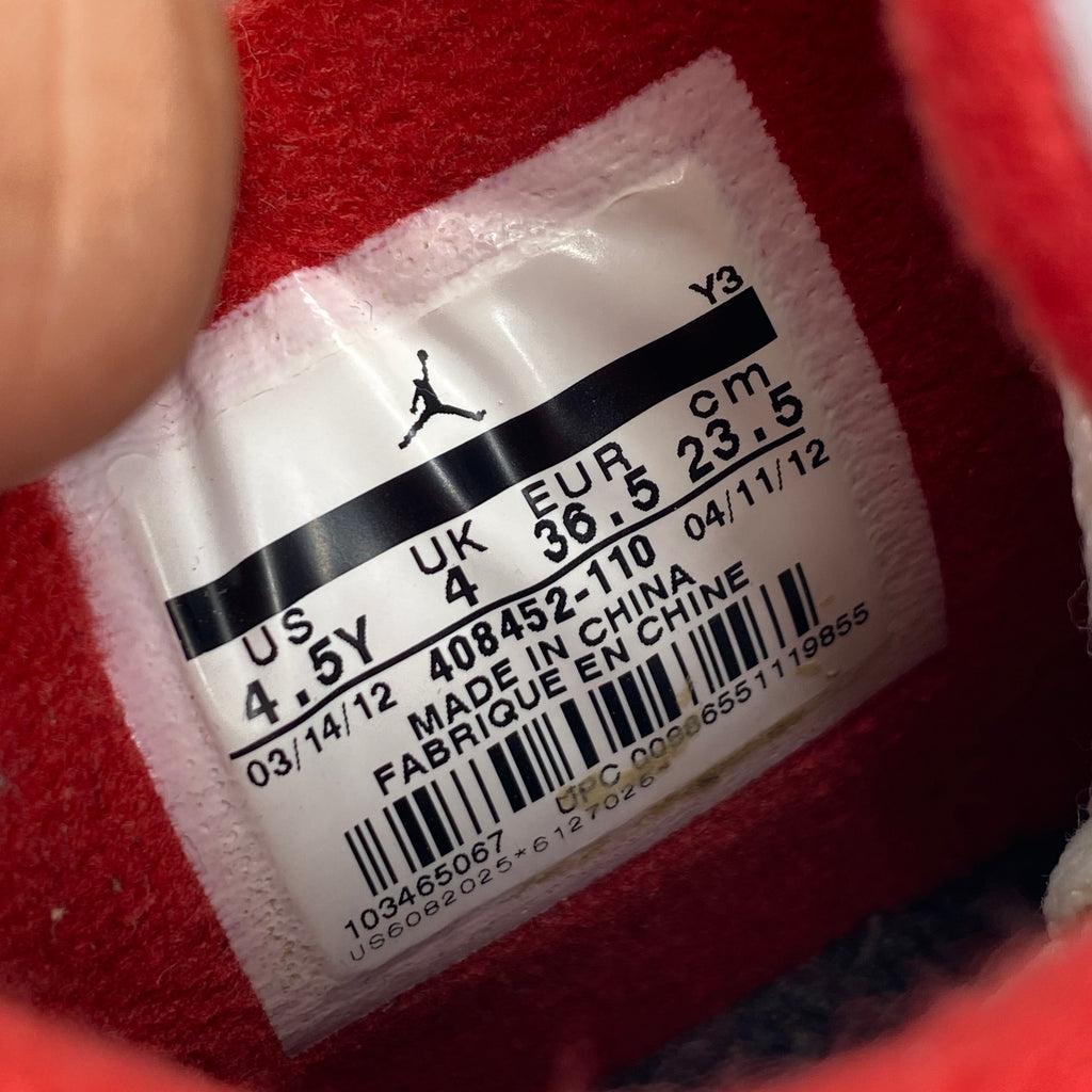 Air Jordan (GS) 4 Retro "Fire Red" 2012 Used Size 4.5Y