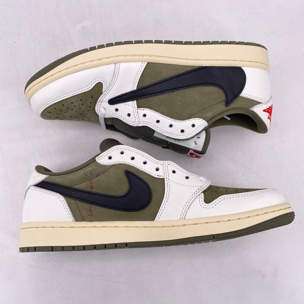 Air Jordan 1 Low OG SP "Travis Scott Medium Olive" 2024 New Size 9.5
