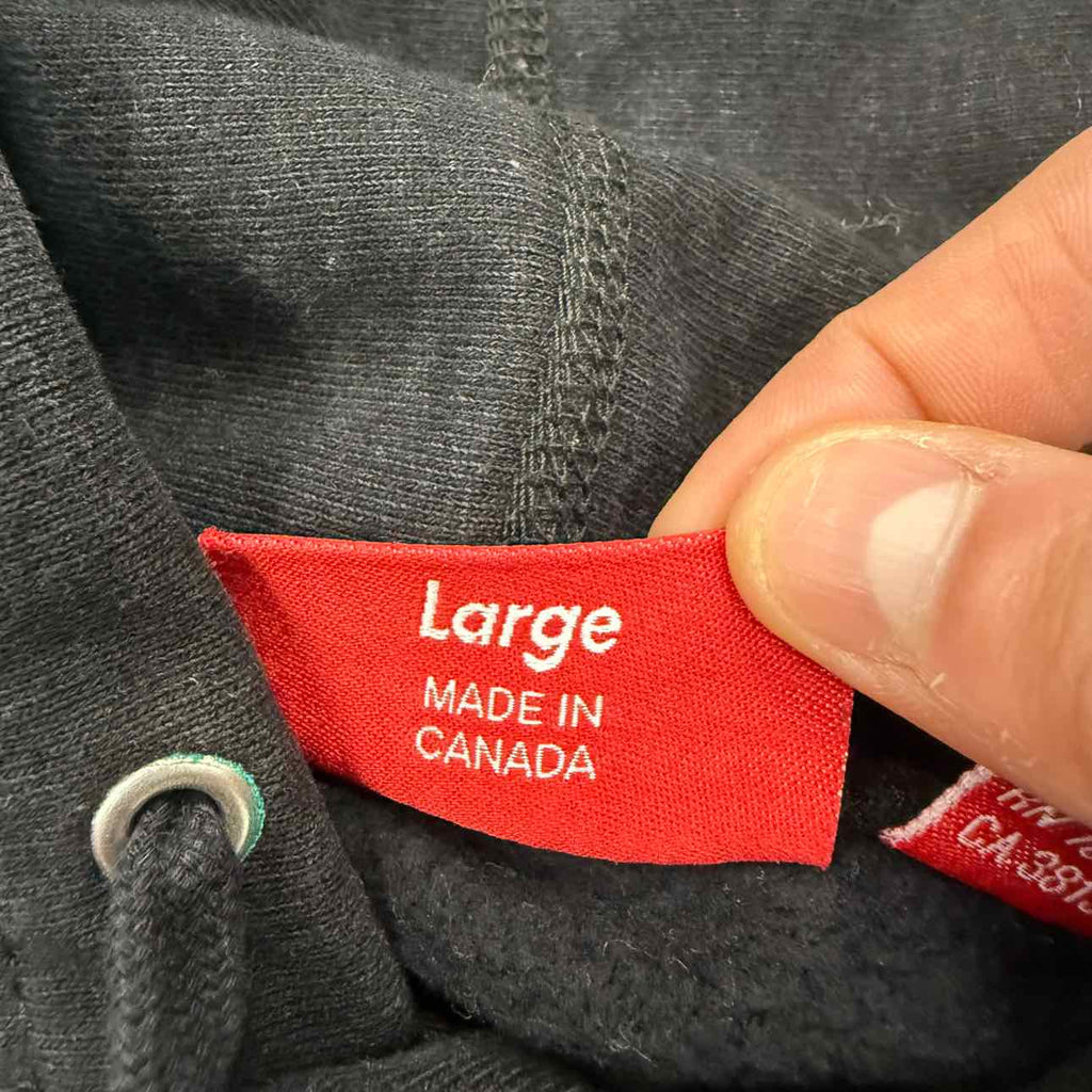 Supreme Hoodie "PORTRAIT" Black Used Size L